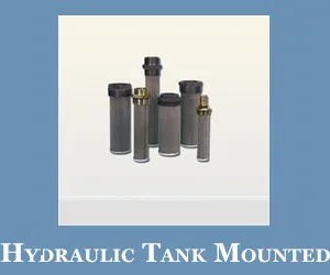hydraulic tank mounted strainer
