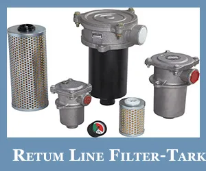 Retum Line Filter-Tark Mounted Manufacturer In India