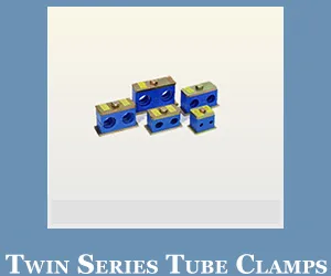 twin series tube clamps